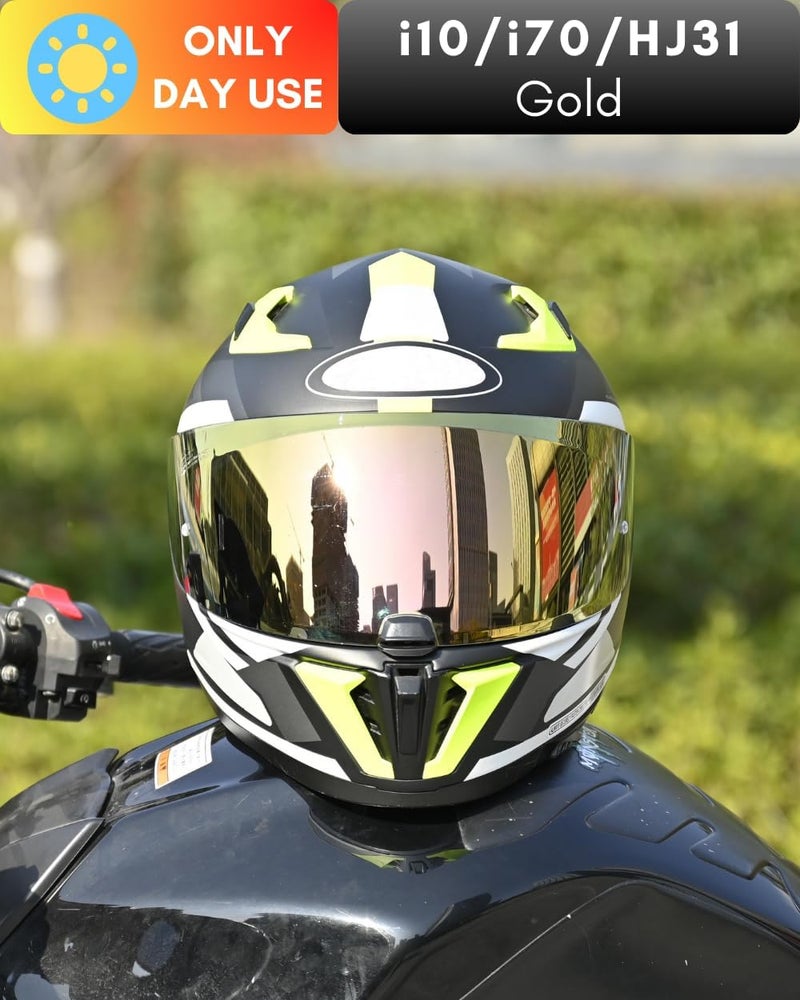 Logto Replacement Motorcycle Helmet Shield for I10 I70 HJ-31 Helmet Visor Shield Anti-Scratch Wearproof Windproof Universal Helmet Accessories - Image 2